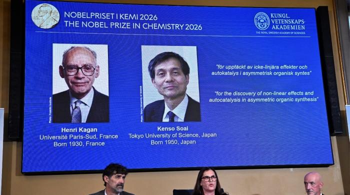 French-Japanese duo wins Nobel for solving chemical asymmetry puzzle