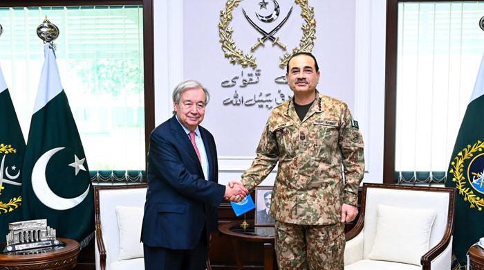 In meeting with UN chief, CDF Munir reaffirms Pakistan's commitment to int'l peace