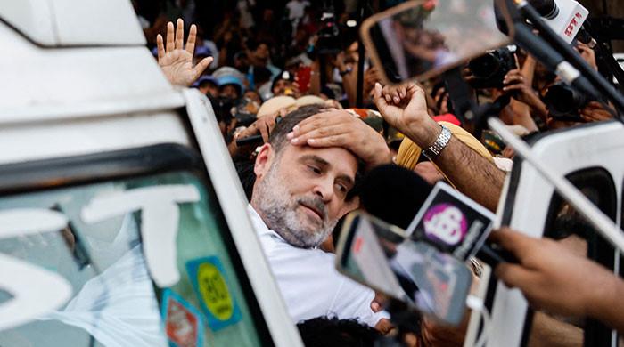 Rahul Gandhi, Indian opposition lawmakers detained over election chief protest for second day