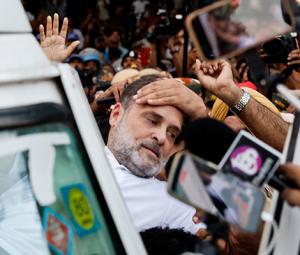 Rahul Gandhi, Indian opposition lawmakers detained over election chief protest for second day
