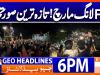 Geo Headlines 6 PM | 8th Oct 2026
