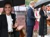 Prince William and Kate weather the storm as they arrive in Belfast