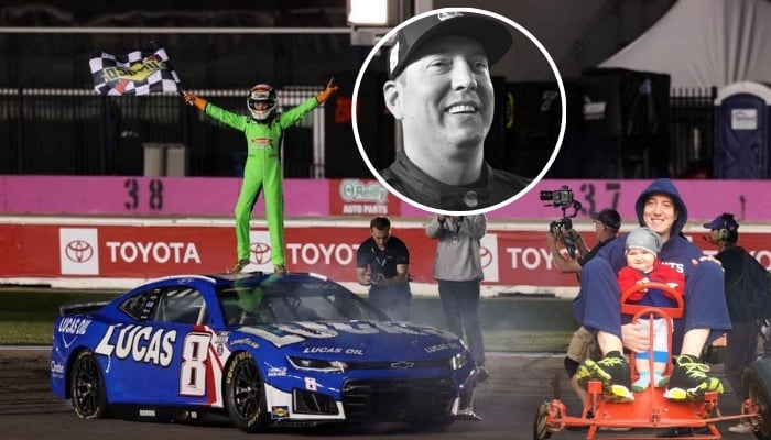 Kyle Busch remembered by NASCAR world at emotional Charlotte Motor Speedway tribute