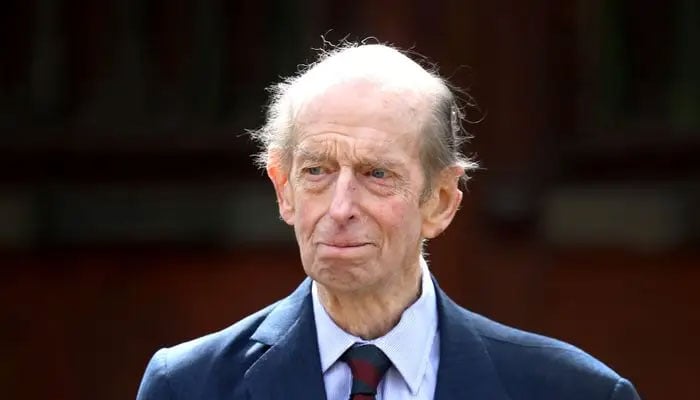 Duke of Kent pictured on special birthday outing with Lady Susan Hussey