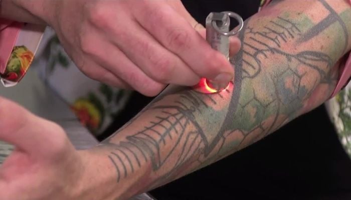 Scientists develop light-activated tattoo ink that can be switched on and off