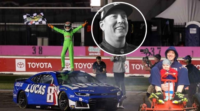 Kyle Busch remembered by NASCAR world at emotional Charlotte Motor Speedway tribute