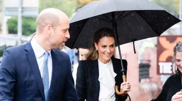 Princess Kate gets carried away with royal fan in Belfast