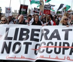 Thousands rally in London, demand end to Israeli attacks on Gaza