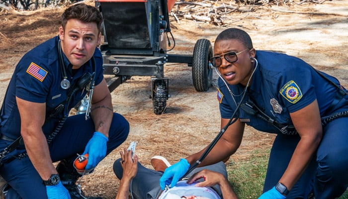 ‘9-1-1’ Star Oliver Stark fractures ankle during stunt