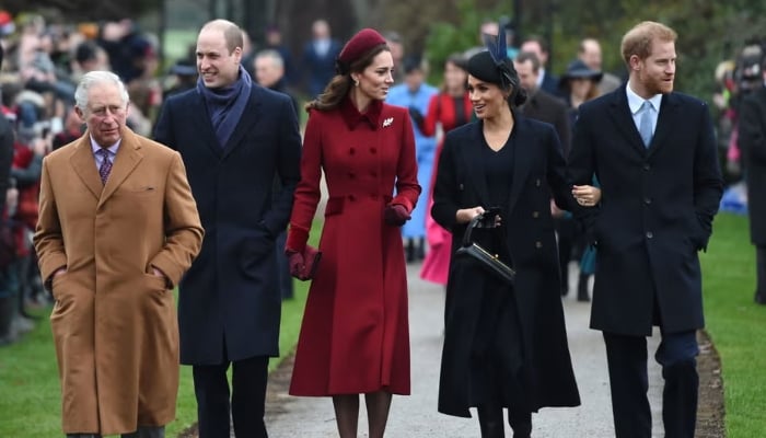 Prince Harry, Meghan address Christmas celebration with royal family