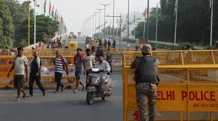 Indian capital braces for second day of protests against poll chief