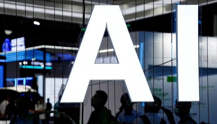 An AI (Artificial Intelligence) sign is seen at the World Artificial Intelligence Conference (WAIC) in Shanghai, China July 6, 2023. — Reuters/File