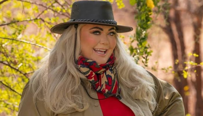 Gemma arrived as a celebrity guest on Friday nights show
