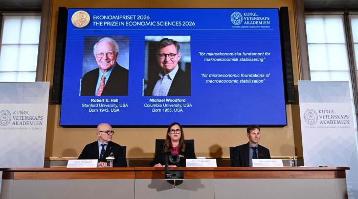 Americans Hall and Woodford win 2026 Nobel economics prize