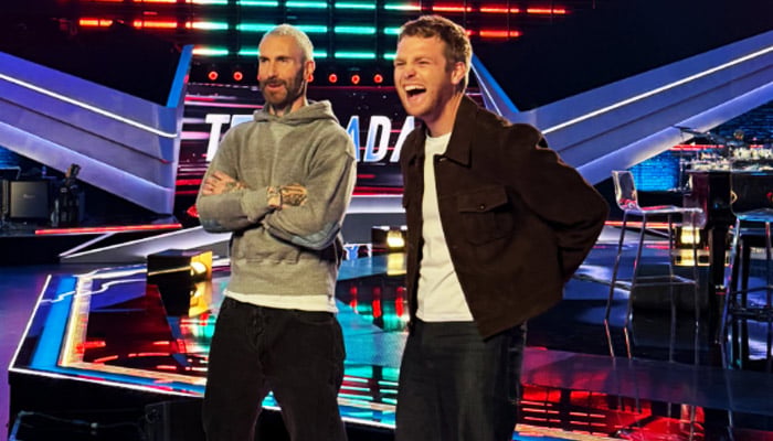 Alex Warren takes fans behind the scenes of ‘The Voice’ with Adam Levine