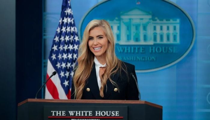 New White House Press Secretary Katie Zacharia drops Kimberly Guilfoyle bombshell in debut briefing