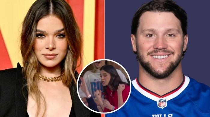 Hailee Steinfeld's viral cheer steals spotlight after Josh Allen clutch play