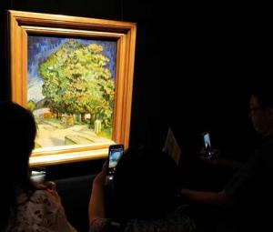 Hundreds queue in Hong Kong to glimpse Van Gogh painting unseen in public for 60 years