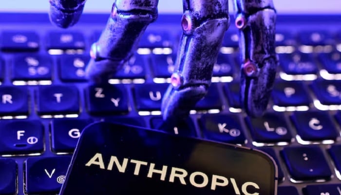 Anthropic logo, a keyboard and a robotic hand in this illustration taken June 5, 2026. — Reuters
