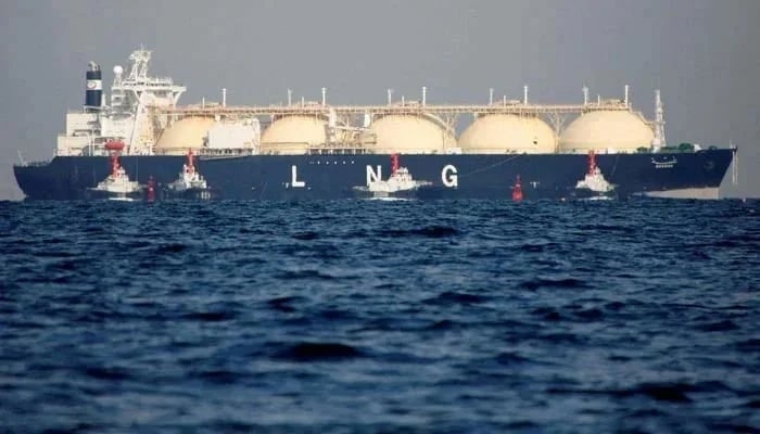 A liquefied natural gas (LNG) tanker is tugged towards a thermal power station in Futtsu, east of Tokyo, Japan. — Reuters/File