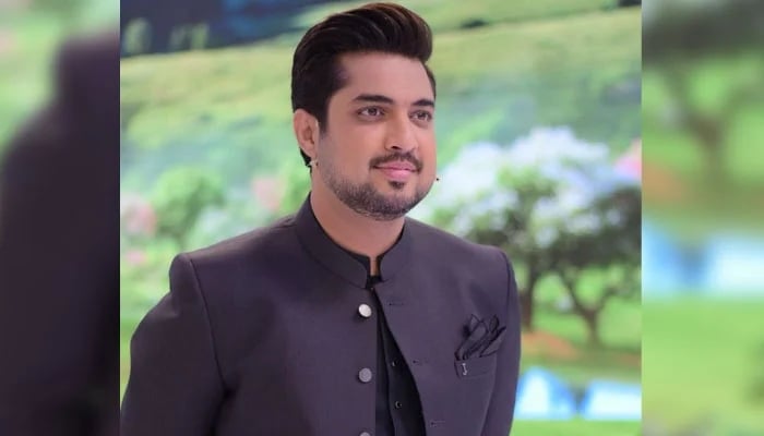 Anchorperson Iqrar ul Hassan poses in this undated image. — Facebook@iqrarulhassan