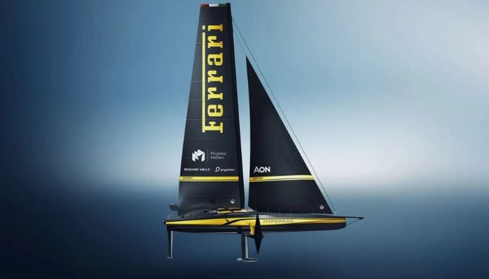 Ferraris ‘flying’ yacht that runs on renewable energy moves closer to sea trials