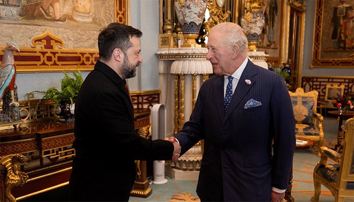 King Charles receives Zelenskyy at Palace, earning thanks for ‘support