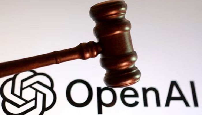 Open AI logo and court gavel appear in this illustration taken August 26, 2025.— Reuters