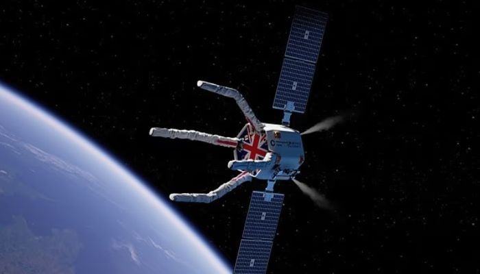Britain unveils £61m robot spacecraft to capture, destroy dangerous space junk