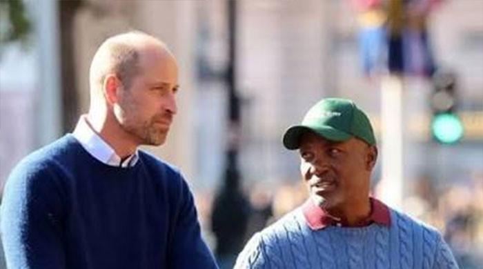 Brian Lara shares cryptic four-word message alongside photo with Prince William