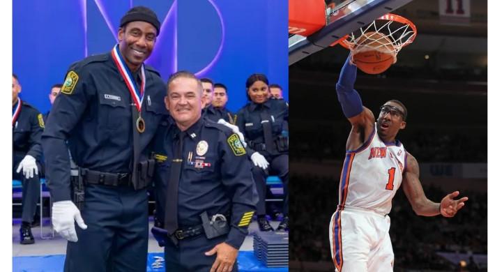 Ex-NBA star Amar'e Stoudemire starts new career after graduating from Florida police academy