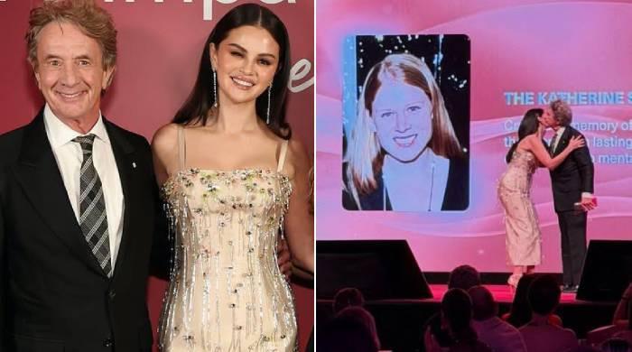 Selena Gomez tears up as she honours Martin Short's late daughter Katherine