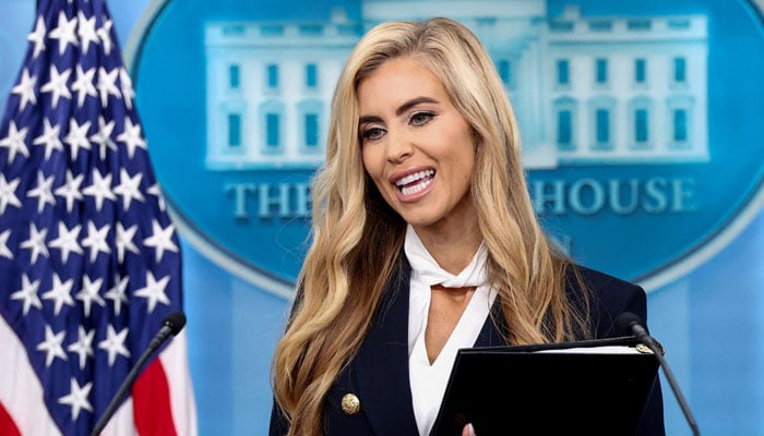 New White House Press Secretary Katie Zacharia holds her first press briefing at the White House in Washington, DC, US, October 13, 2026. — Reuters