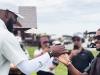 Usher gets birthday surprise from LeBron James on golf course