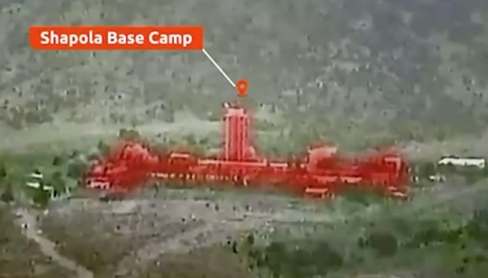 Security forces target Afghan Talibans Shapola Base Camp in response to unprovoked firing on October 17, 2026. — Reporter