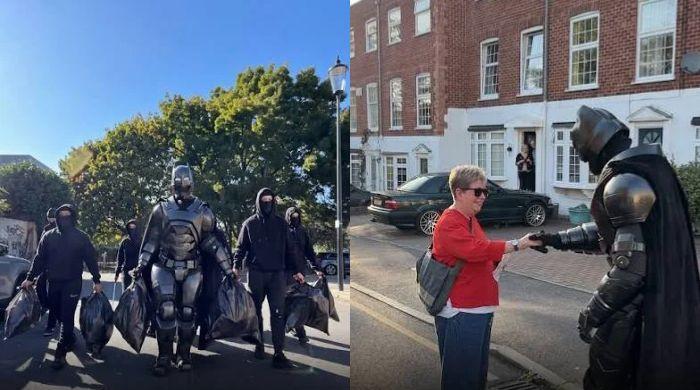 London's Batman goes viral for helping people with everyday financial problems