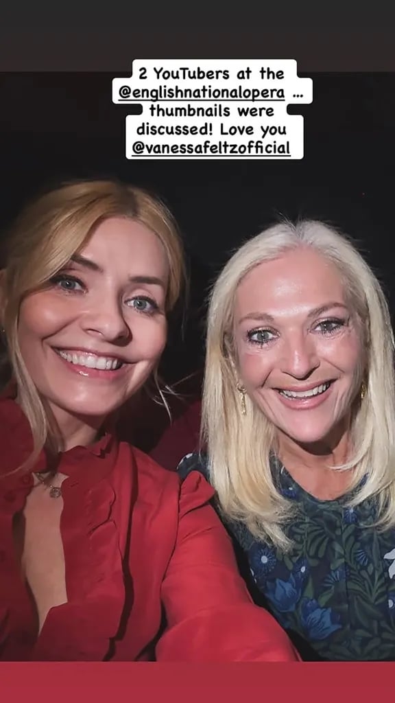 Holly Willoughby, Vanessa Feltz share exciting career connection during opera night