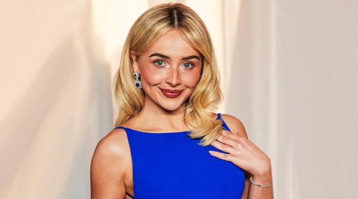 Sabrina Carpenter turns heads in daring blue gown at star-studded gala