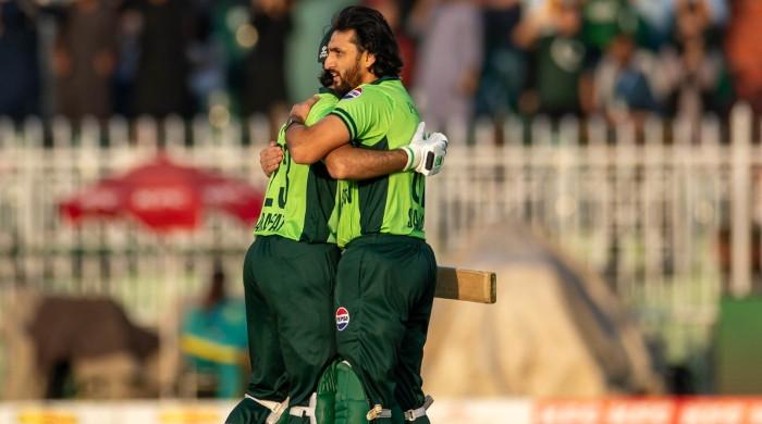 Agha century lifts Pakistan to 305 against Sri Lanka in ODI tri-series opener
