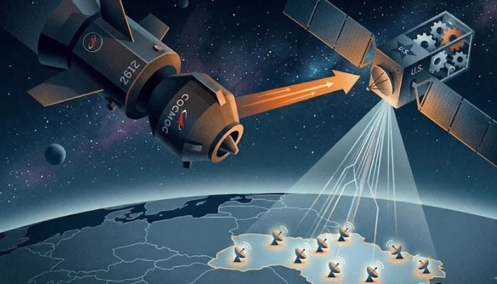 Russian military satellite stalks US spacecraft helping Ukraine, raising fears of attack in space