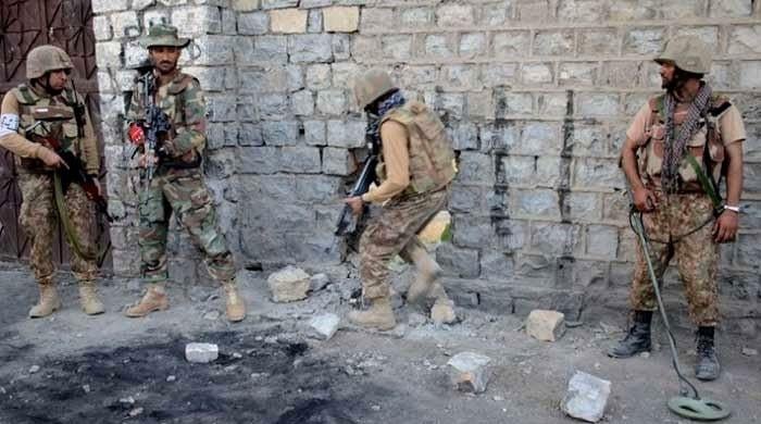 Army major martyred, four terrorists killed in Balochistan operations: ISPR