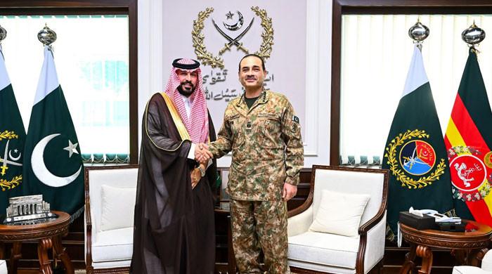CDF Munir, new Saudi envoy stress stronger defence ties, strategic coordination