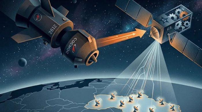 Russian military satellite stalks US spacecraft helping Ukraine, raising fears of attack in space