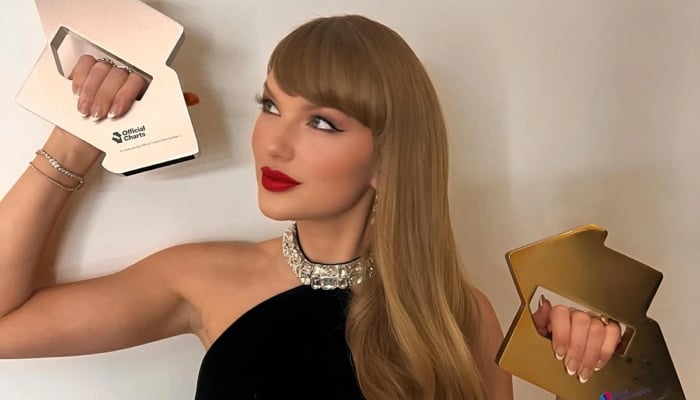 Taylor Swift continues to reign on charts with The Life of a Showgirl
