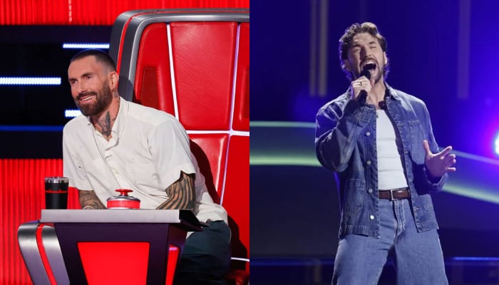 Adam Levine steals Brandon Diaz from Queen Latifah on The Voice