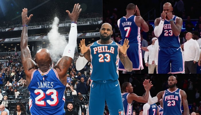 76ers spoil knicks ring night with win in LeBron James debut