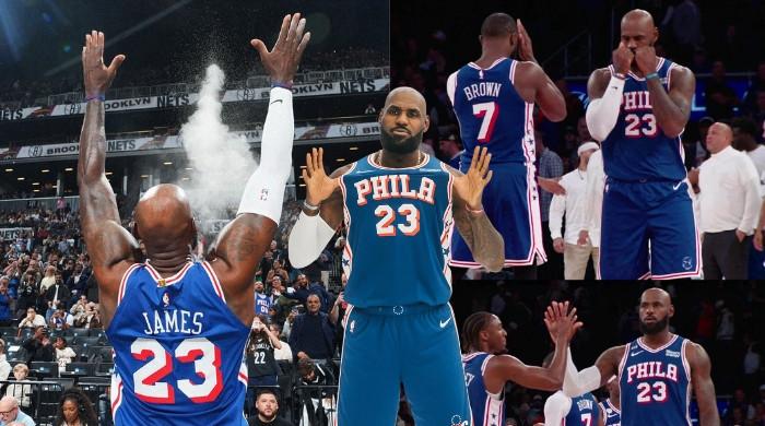76ers spoil knicks ring night with win in LeBron James' debut