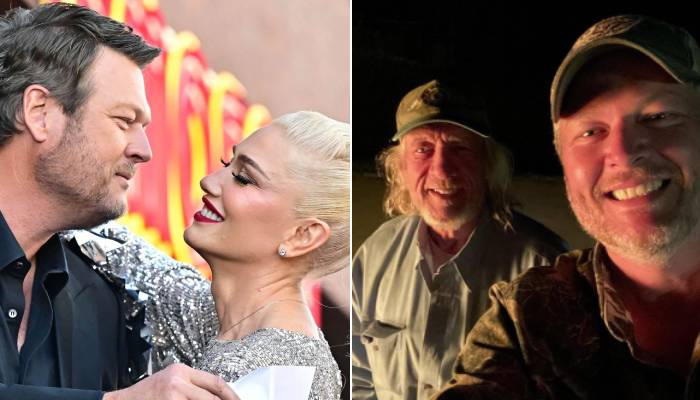 Gwen Stefani consoles Blake Shelton over John Andersons death