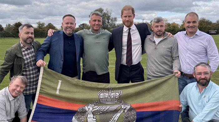 Prince Harry's resurfaced military photo emerges, following King's tributes