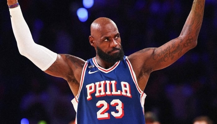 LeBron records largest rally of his career in Sixers 114-106 win in home opener